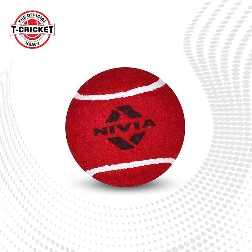 Nivia Tennis Ball Heavy Weight Red (Pack Of 3)