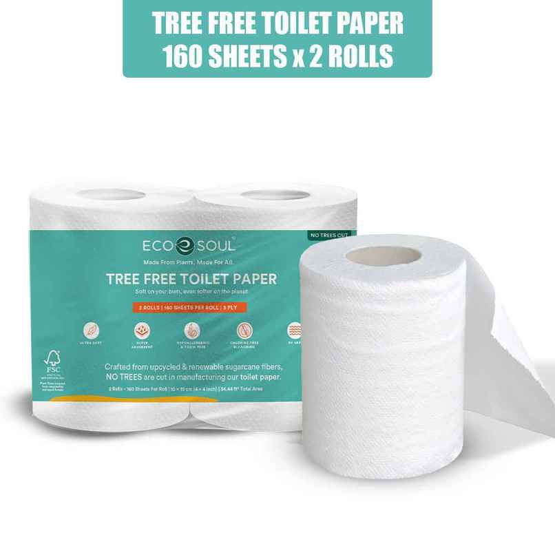 ECO SOUL 3Ply | 160 x 2 Rolls | Toilet Paper ECO SOUL 3Ply | 160 x 2 Rolls | Toilet Paper