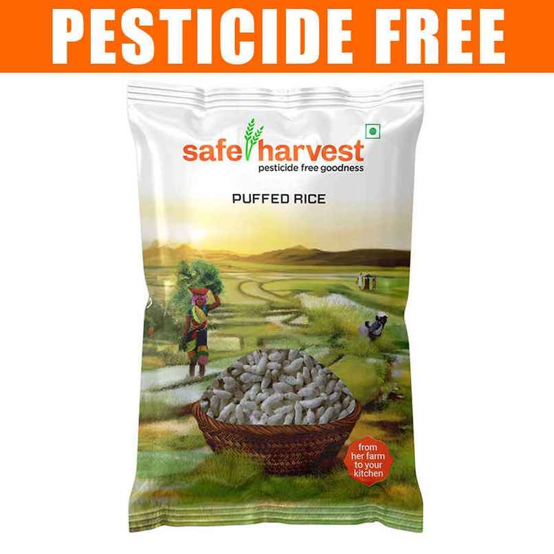 Safe Harvest Puffed Rice (Murmura/Mamra) | Lab-Tested | Pesticide Free 