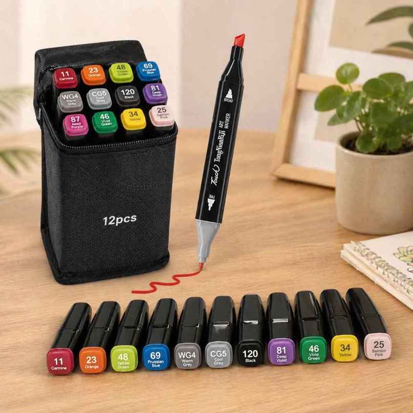 Fablue Dual Tip Art Marker Set | Multicolor Fablue Dual Tip Art Marker Set | Multicolor
