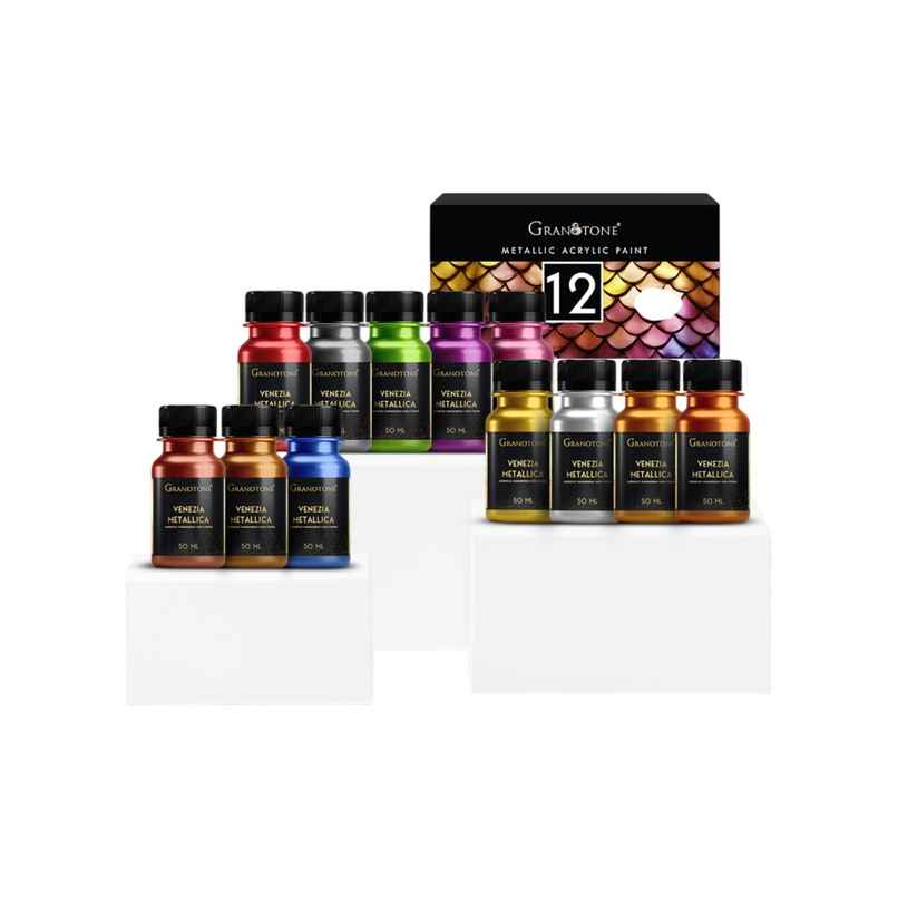 Granotone Venezia Metallic Acrylic Color Set