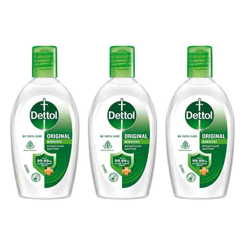 "Dettol Original Instant Hand Sanitizer Bottle	 Combo"