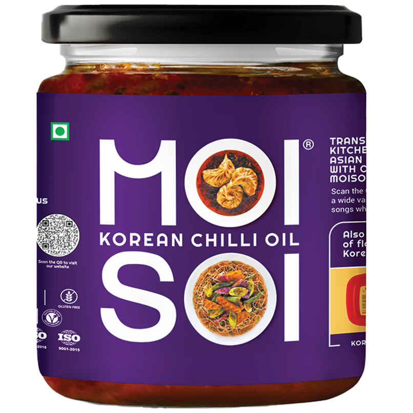 Moi Soi Korean Chilli Oil - Vegan, Used As Spread, Marinade & Dip