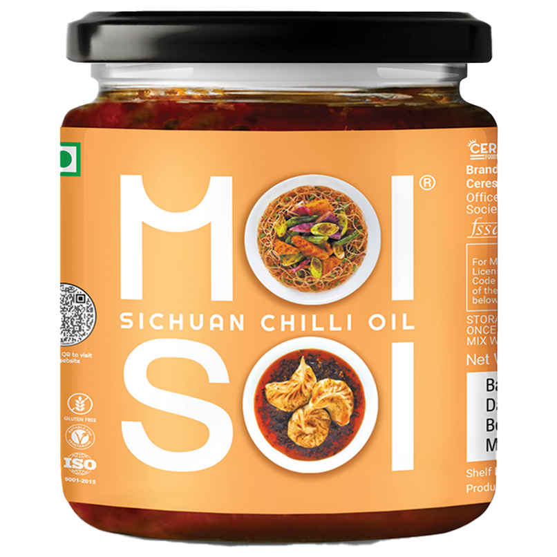 Moi Soi Sichuan Chilli Oil- For Stir Fry Marinade Spread & Dip Moi Soi Sichuan Chilli Oil- For Stir Fry Marinade Spread & Dip