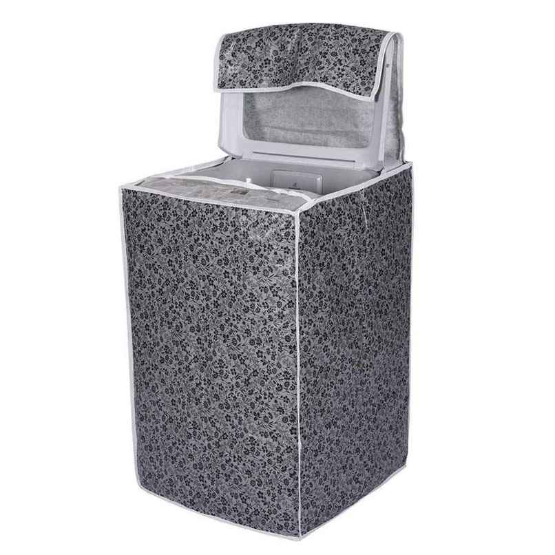 Daluci Top Load Washing Machine Cover for IFB - 6.5-7.5 kg | Black and Grey | 60 x 60 x 90 cm