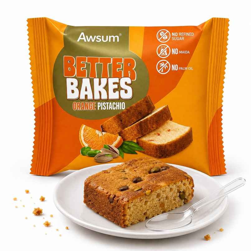 Awsum Better Bakes Orange Pistachio Cake | Bakery Delight