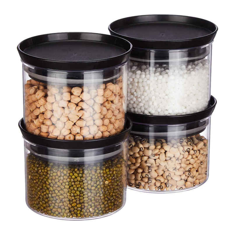 Youbee 500 ml Multipurpose Plastic Storage Jar And Kitchen Storage Container Set Of 4 Youbee 500 ml Multipurpose Plastic Storage Jar And Kitchen Storage Container Set Of 4