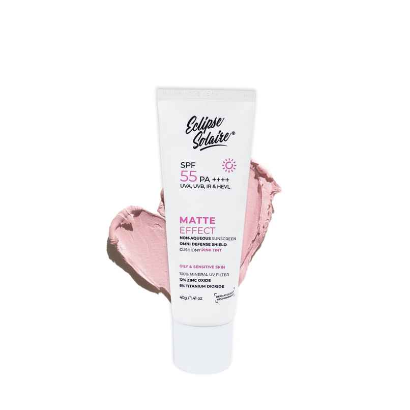 Eclipse Solaire Matte Effect Sunscreen SPF 55 PA++++ | Acne Prone, Oily & Sensitive Skin