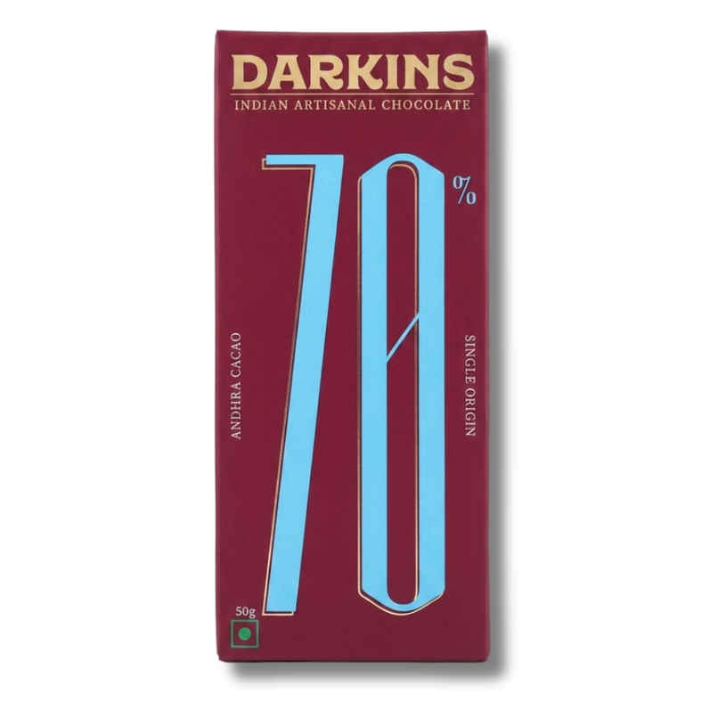 Darkins 70% Single Origin Dark Chocolate Darkins 70% Single Origin Dark Chocolate