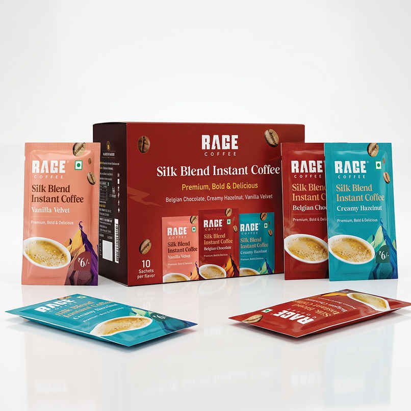 Rage Coffee Silk Blend Assorted Instant Coffee Sachets