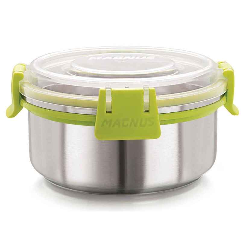 Magnus Klip Lock Stainless Steel Container- 450 ml Magnus Klip Lock Stainless Steel Container- 450 ml