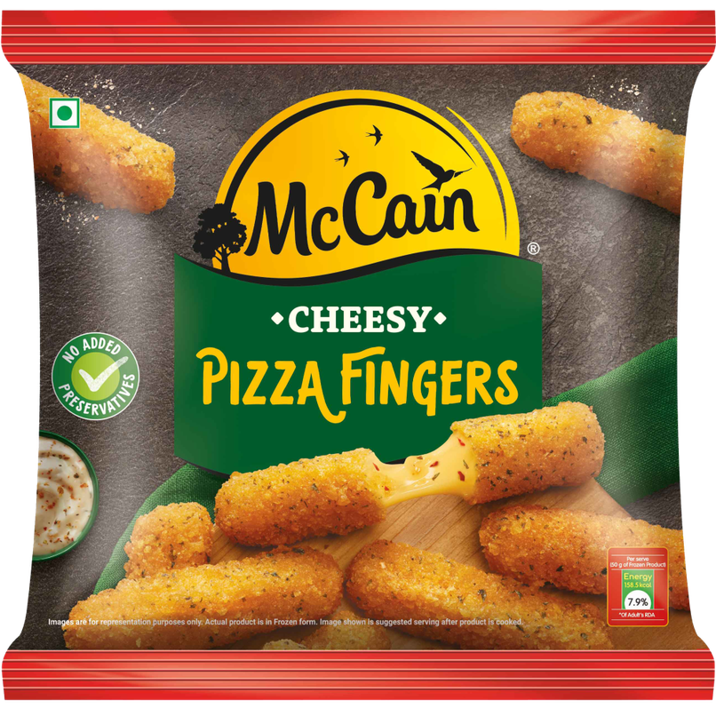 McCain Cheesy Pizza Finger | Ready To Cook Snack McCain Cheesy Pizza Finger | Ready To Cook Snack