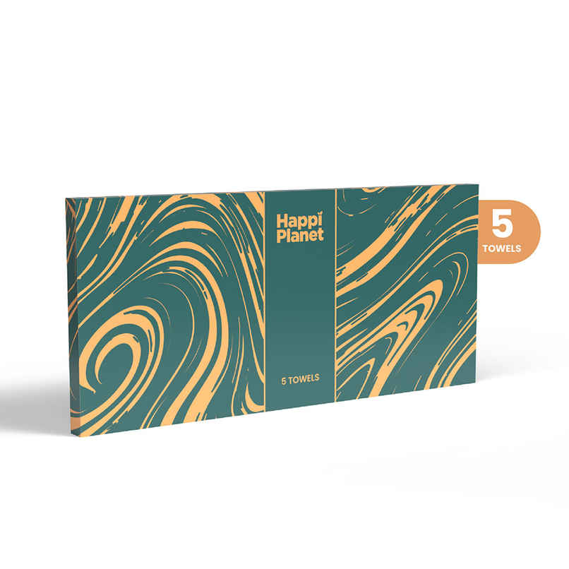 Happi Planet Reusable Kitchen Towels | 5 Pcs