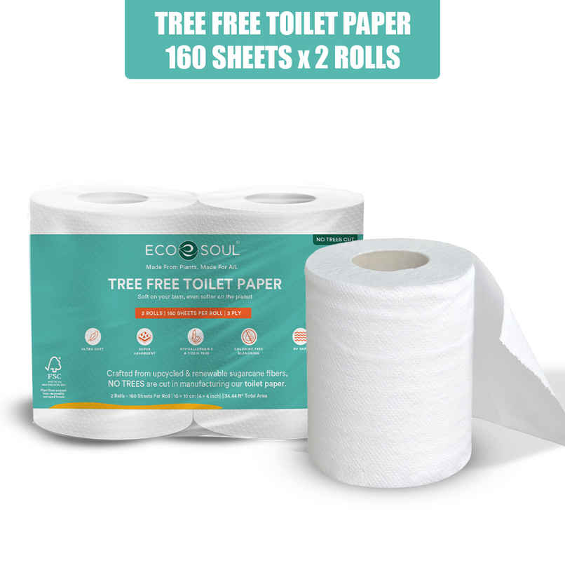 ECO SOUL 3Ply | 160 x 2 Rolls | Toilet Paper