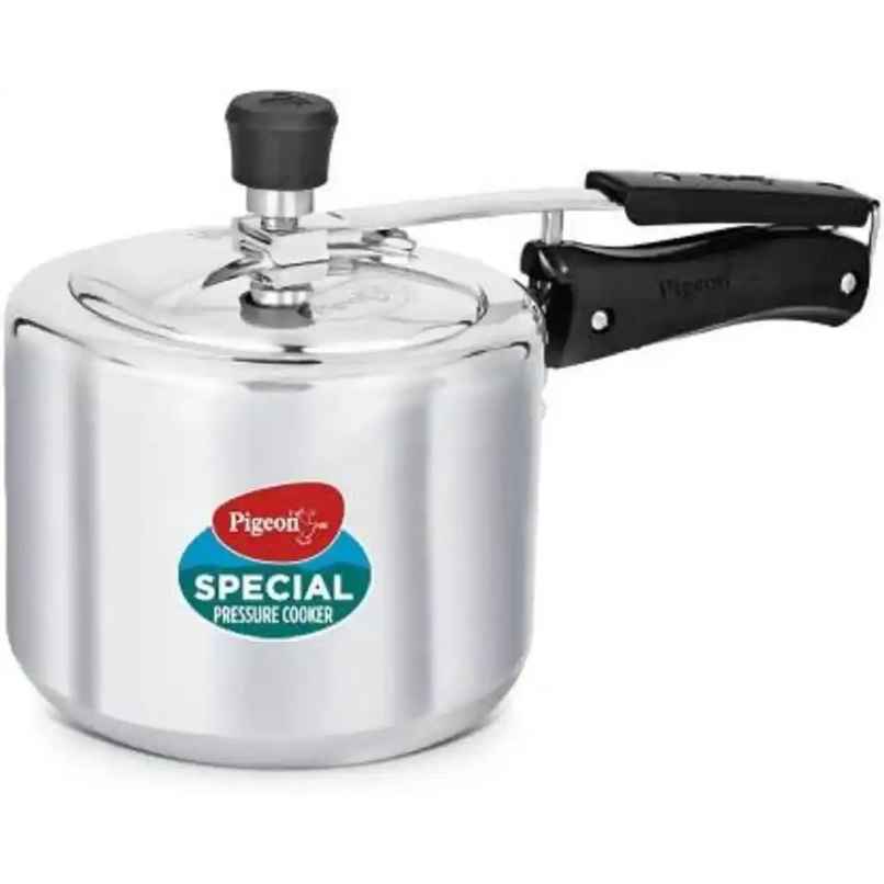 Pigeon Special 3L Aluminium Induction Base Inner Lid Pressure Cooker Pigeon Special 3L Aluminium Induction Base Inner Lid Pressure Cooker