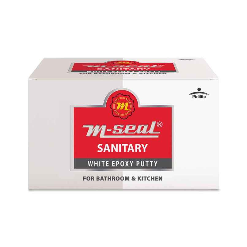 M-Seal Sanitary 200g White Epoxy Putty | Waterproof Leak Repair for Bathroom & Kitchen