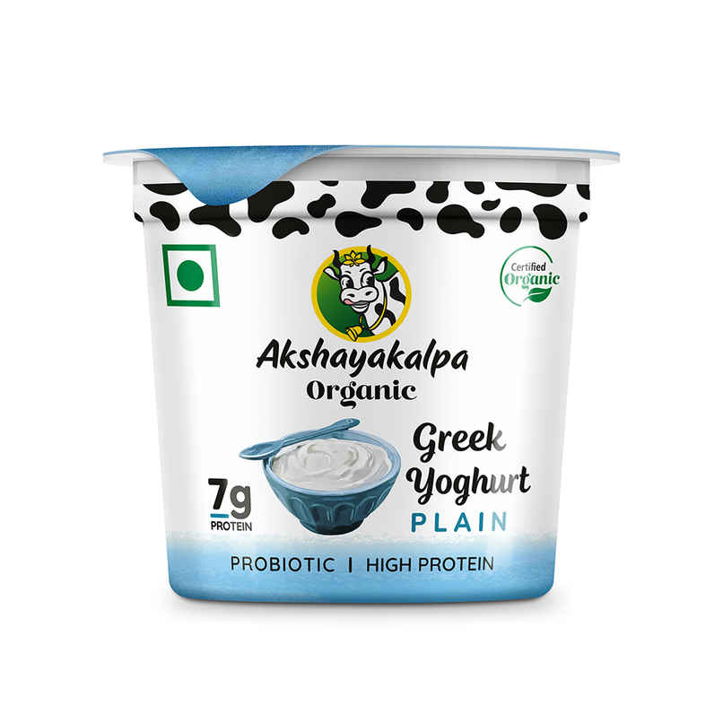 Akshayakalpa Organic Greek Yogurt - Natural