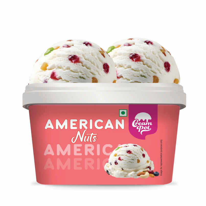 Cream Pot American Nuts Tub | Frozen Dessert Tub