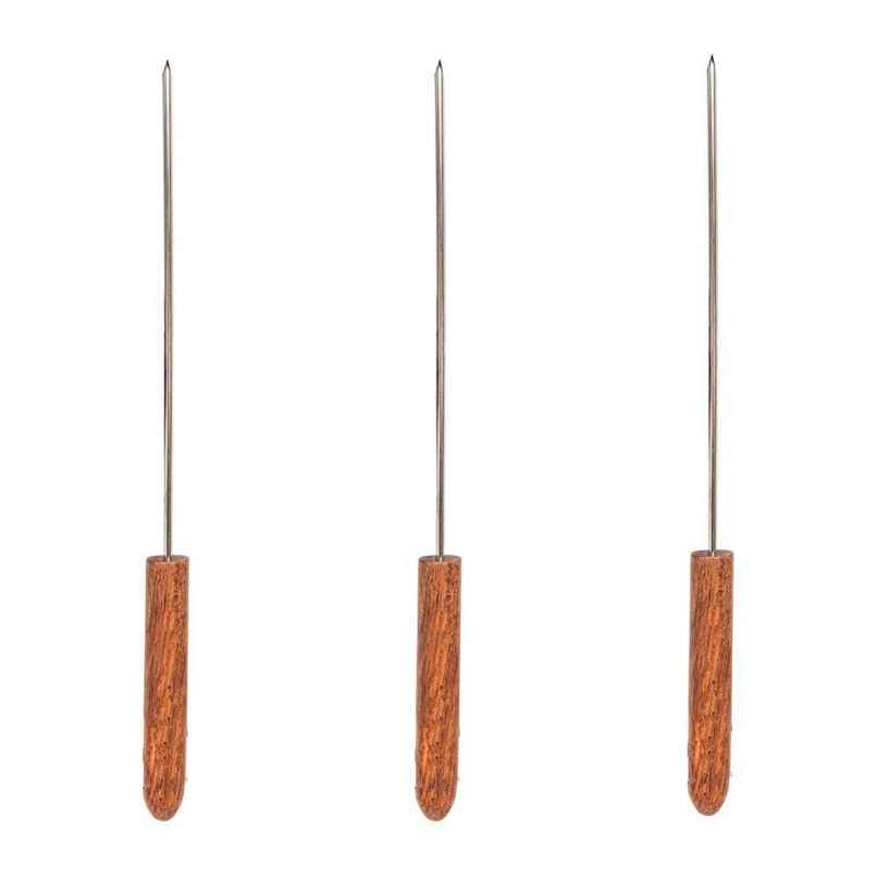 Trustbasket Premium Stainless Steel Skewers (Set Of 3) | Rustproof Bbq Kabab Skewers Trustbasket Premium Stainless Steel Skewers (Set Of 3) | Rustproof Bbq Kabab Skewers