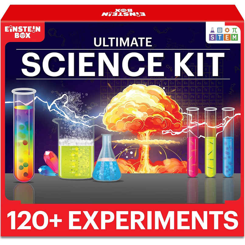Einstein Box Ultimate Science Kit For Boys And Girls Ages 6-8-12-14 Years