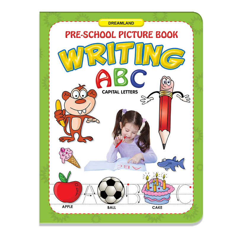 Dreamland ABC Capital Letters Writing Practice Book for Toddlers Age 2 to 5