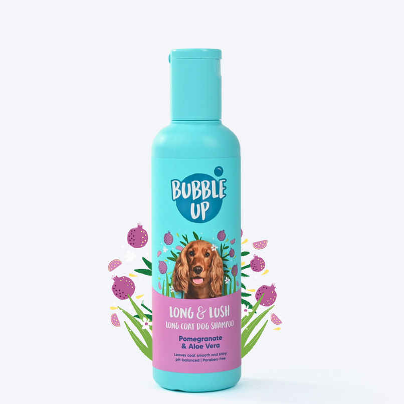 HUFT Bubble Up Long Coat Dog Shampoo - Pomegranate & Aloe Vera