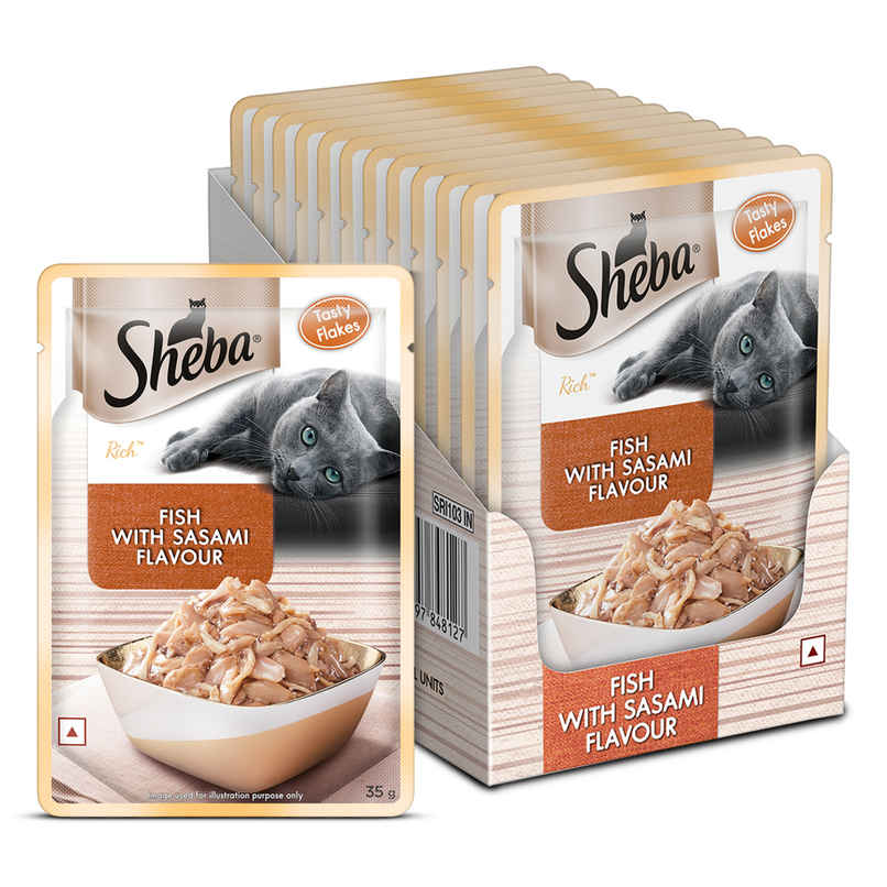 Sheba Rich Adult Fish with Sasami Flavour Wet Cat Food