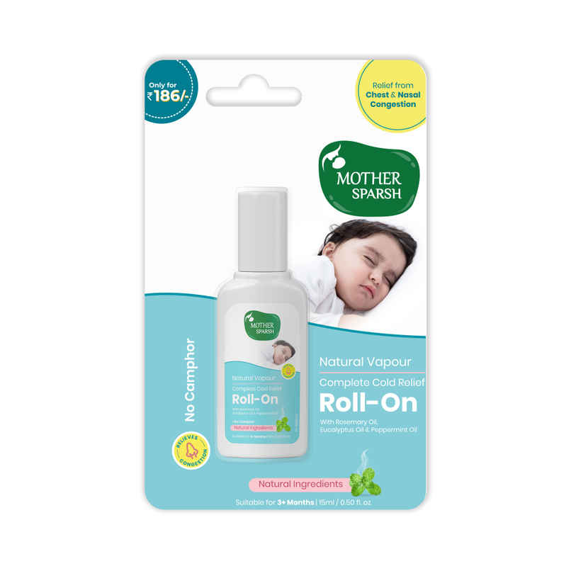 Mother Sparsh Cold Relief Vapour Roll-On For Babies Mother Sparsh Cold Relief Vapour Roll-On For Babies