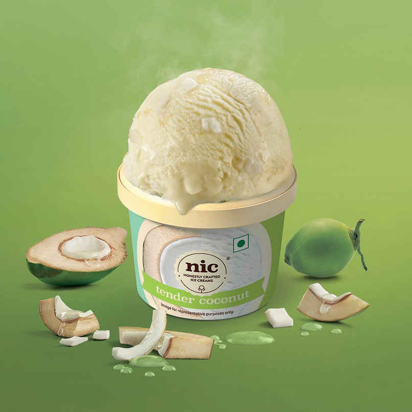 NIC Tender Coconut Ice Cream | Preservative Free | No Artificial Flavors NIC Tender Coconut Ice Cream | Preservative Free | No Artificial Flavors