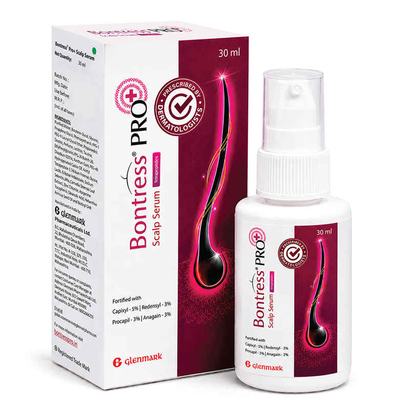 Bontress Pro + Scalp Serum 30 Ml|Fortified With Redensyl,Procapil,Capixly & Anagain Bontress Pro + Scalp Serum 30 Ml|Fortified With Redensyl,Procapil,Capixly & Anagain