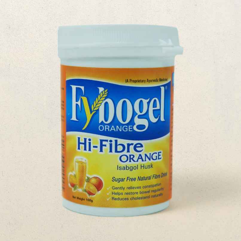 Fybogel - Orange Flavoured Isabgol Husk, Natural Way To Treat Constipation Fybogel - Orange Flavoured Isabgol Husk, Natural Way To Treat Constipation