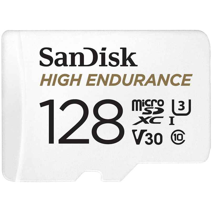 Sandisk High Endurance Microsdxc Card | 128G | Uhs-I,C10,U3,V30 | 100Mb/S R | 40Mb/S W