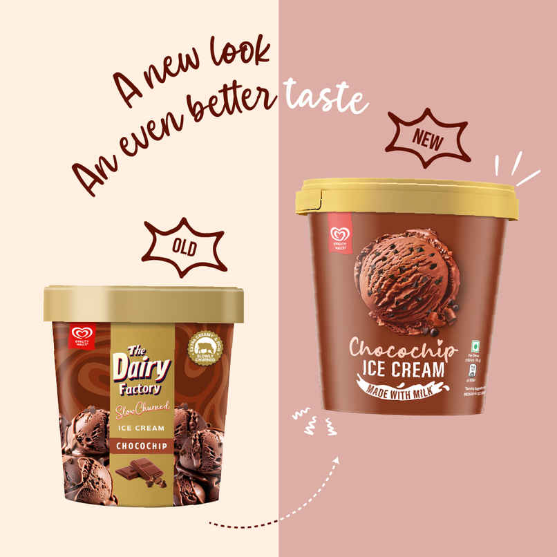 Kwality Wall's Chocochip Ice Cream Tub Kwality Wall's Chocochip Ice Cream Tub