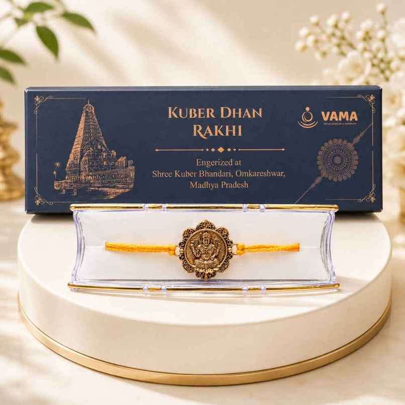 VAMA Siddh Kuber Rakhi | A Brother's Blessing for Endless Abundance VAMA Siddh Kuber Rakhi | A Brother's Blessing for Endless Abundance