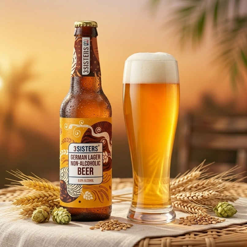 3 Sisters Malt Beer | German Lager Non Alcoholic 3 Sisters Malt Beer | German Lager Non Alcoholic