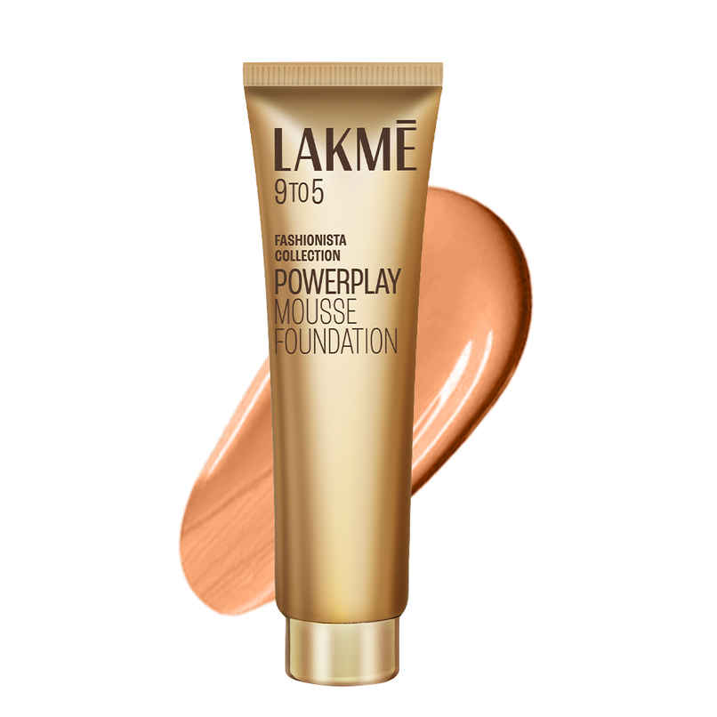 Lakme 9 To 5 Powerplay Mousse Foundation | Rose Ivory Lakme 9 To 5 Powerplay Mousse Foundation | Rose Ivory