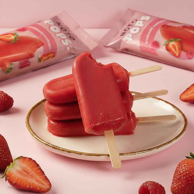 NOTO Strawberry Raspberry Sugar Free, Guilt Free Popsicle NOTO Strawberry Raspberry Sugar Free, Guilt Free Popsicle