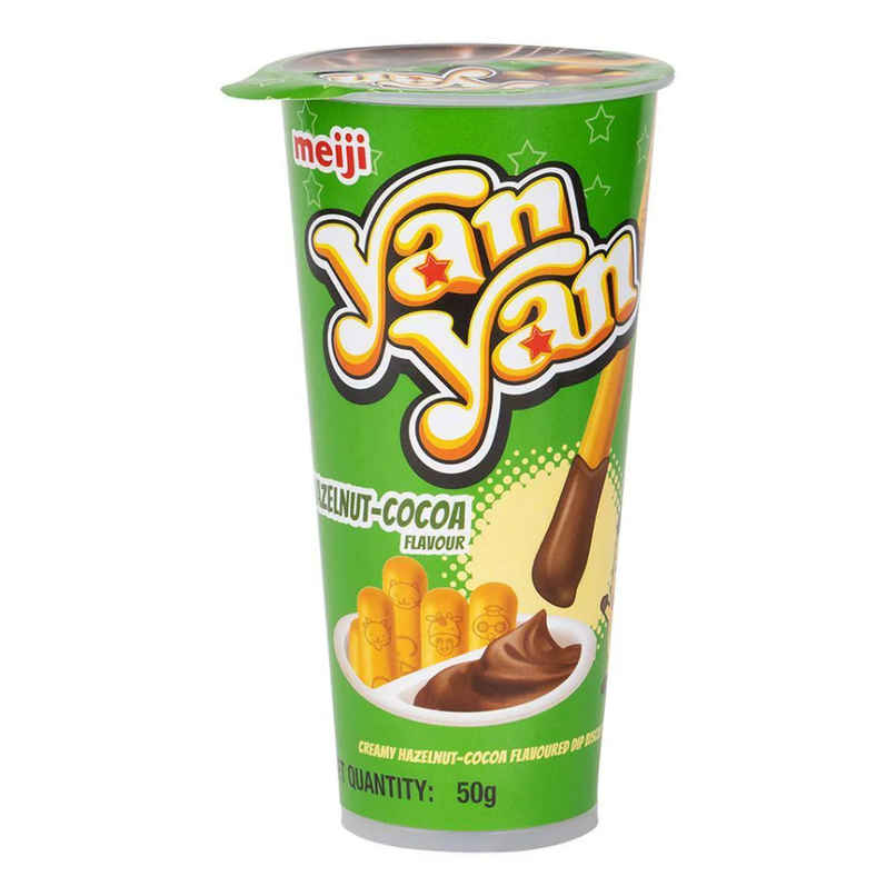 Meiji Yan Yan Hazelnut Cocoa Biscuit Sticks Meiji Yan Yan Hazelnut Cocoa Biscuit Sticks