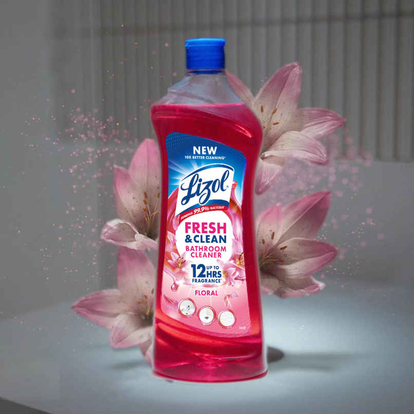 Lizol bathroom cleaner- for Bathrooms & Floors | Floral Lizol bathroom cleaner- for Bathrooms & Floors | Floral