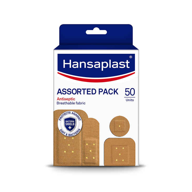 Hansaplast Assorted Antiseptic Bandages For Wound Protection