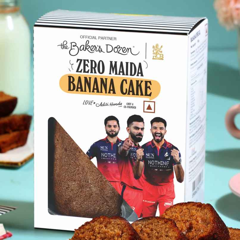 The Baker's Dozen Zero Maida Banana Cake | Fruit Cake | No Palm Oil