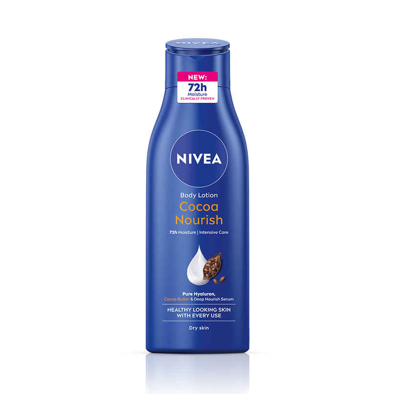 NIVEA Cocoa Nourish Body Lotion|Deep Moisture Serum|Non Greasy|Moisturiser For Very Dry Skin