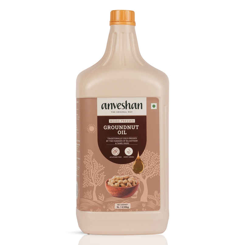 Anveshan Groundnut (Peanut) Wood Pressed Oil | Healthy Cooking Oil