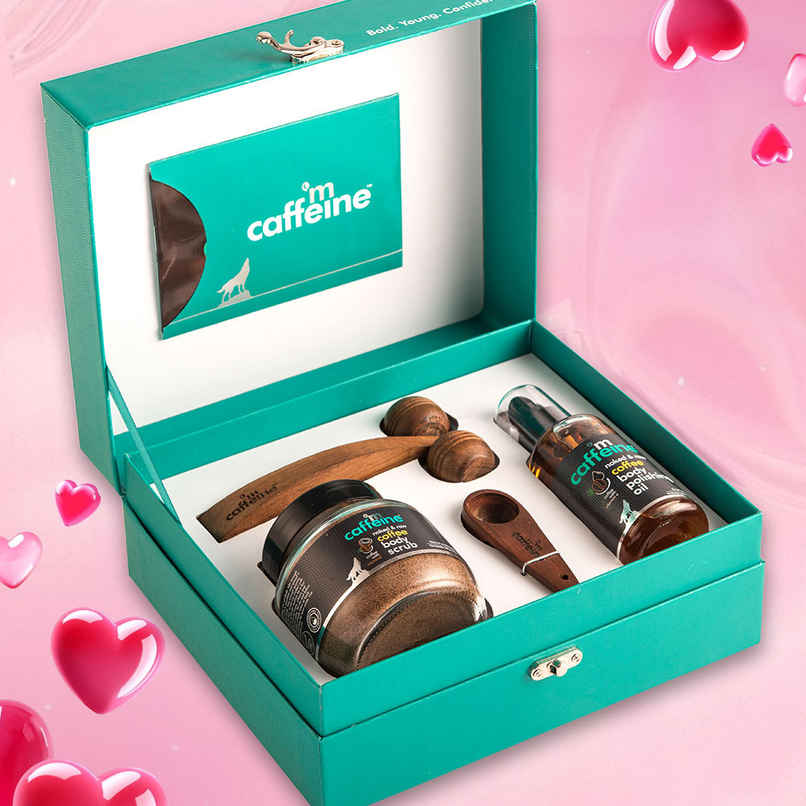mCaffeine Coffee De-Stress Gift Set for Skin Care | Premium Skincare