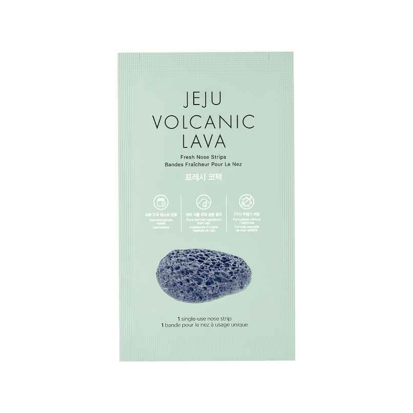 The Face Shop Jeju Volcanic Lava Fresh Nose Strip With Volcanic Ash & Aloe Vera leaf