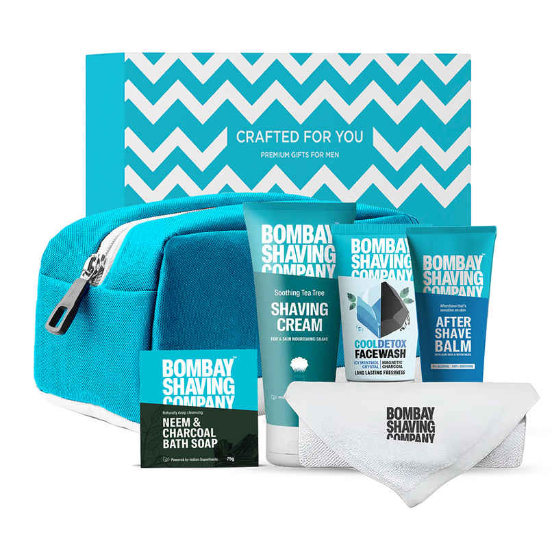 Bombay Shaving Company Premium Shaving Kit For Men (Giftbox) | Grooming Essential Bombay Shaving Company Premium Shaving Kit For Men (Giftbox) | Grooming Essential