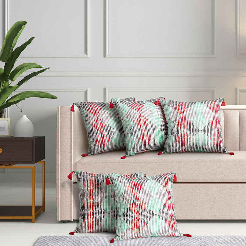 Wakefit Cushion Cover Emerge Set of 5 | 16x16 Inch