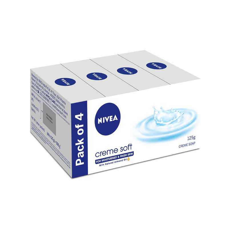 Nivea Bathcare Creme Soft Soap Pack Of 4