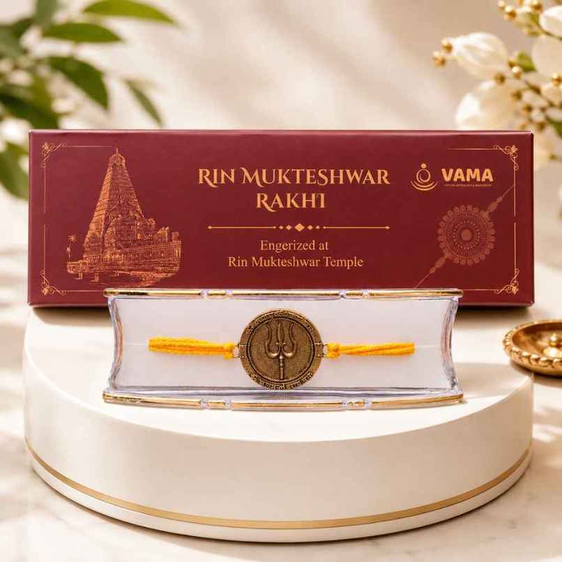 VAMA Siddh Rinmukteshwar Rakhi | A Blessing for a Brother's Debt-Free & Prosperous Life