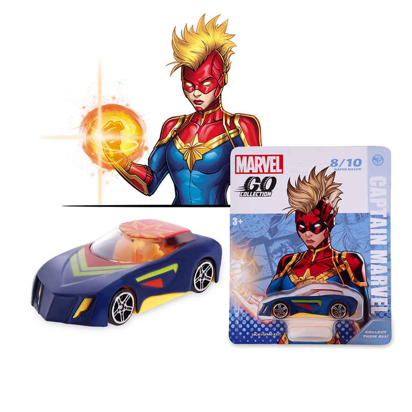 Hasbro Marvel Go | Captain Marvel - Diecast Toy Car